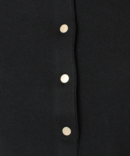 Spick & Span(スピックアンドスパン)の「《手洗い可 / 》メタルボタンクルーネックカーディガン(カーディガン/ボレロ・レディース・ブラック/モカ/グリーン・FREE)」の22枚目の写真
