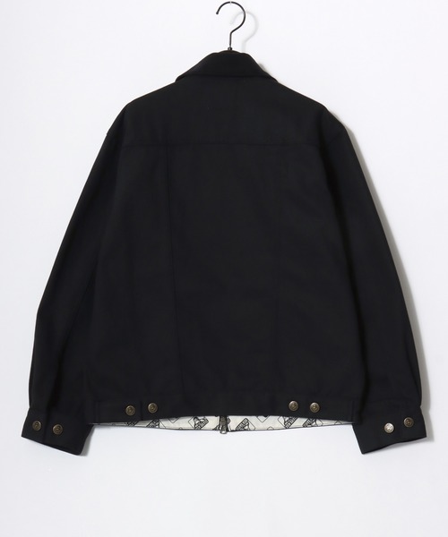 BEN DAVIS（ベンデイビス）の「BEN DAVIS/ベンデイビス CTT COTTON TWILL TRUCKER/オーバーサイズ コットンツイル 襟コーデュロイ トラッカージャケット/ワークジャケット/ハンティングジャケット/レディース メンズ（ブルゾン・メンズ・アイボリー/ブラック/ベージュ・L/XL/M）」の19枚目の写真