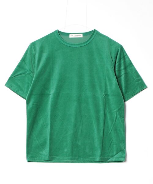 THE SHINZONE(ザ シンゾーン)の「VELOUR HALF SLEEVE TEE 26AMSCU04(Tシャツ/カットソー・レディース・ベージュ/グリーン/ネイビー・FREE)」の2枚目の写真