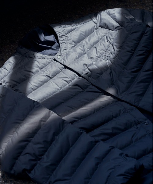 NANGA(ナンガ)の「『別注』NANGA×DOORS REVERSIBLE DOWN JACKET(ダウンジャケット/コート・メンズ・ブラック/チャコールグレー/モカ・X-LARGE/LARGE/MEDIUM/SMALL)」の12枚目の写真