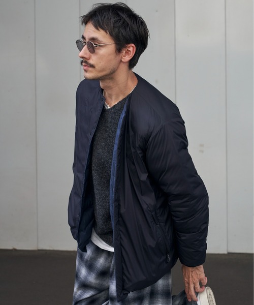 NANGA(ナンガ)の「『別注』NANGA×DOORS REVERSIBLE DOWN JACKET(ダウンジャケット/コート・メンズ・ブラック/チャコールグレー/モカ・X-LARGE/LARGE/MEDIUM/SMALL)」の22枚目の写真