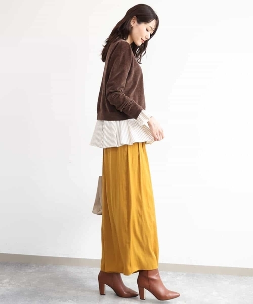 MK MICHEL KLEIN（エムケーミッシェルクラン）の「[洗える]モールヤーンニットカーディガン（カーディガン/ボレロ・レディース・ブラック/レッド/ブラウン/ブルー・38）」の7枚目の写真