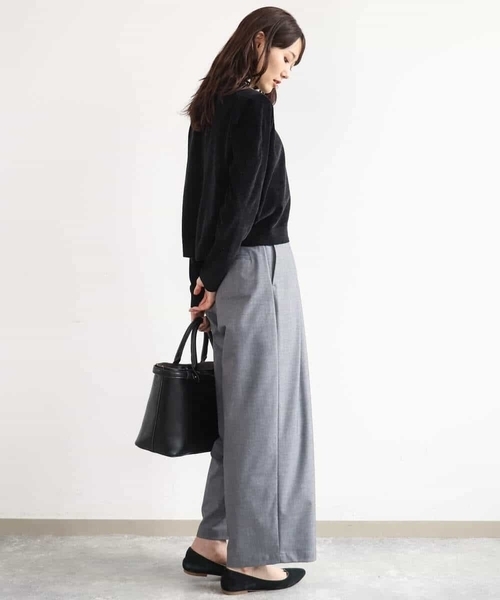 MK MICHEL KLEIN（エムケーミッシェルクラン）の「[洗える]モールヤーンニットカーディガン（カーディガン/ボレロ・レディース・ブラック/レッド/ブラウン/ブルー・38）」の13枚目の写真