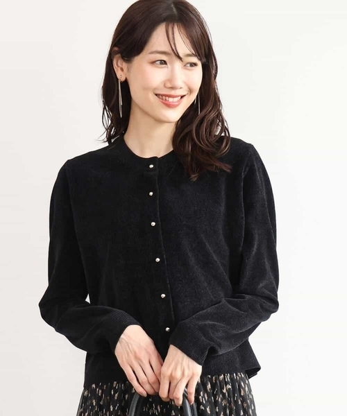 MK MICHEL KLEIN（エムケーミッシェルクラン）の「[洗える]モールヤーンニットカーディガン（カーディガン/ボレロ・レディース・ブラック/レッド/ブラウン/ブルー・38）」の15枚目の写真