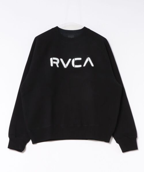 RVCA(ルーカ)の「RVCA メンズ STENCIL RVCA CR トレーナー 【2026年秋冬モデル】(スウェット・メンズ・ヘザーグレー/ブラック/ブルー系その他/オフホワイト・SMALL/LARGE/MEDIUM/X-LARGE)」の3枚目の写真