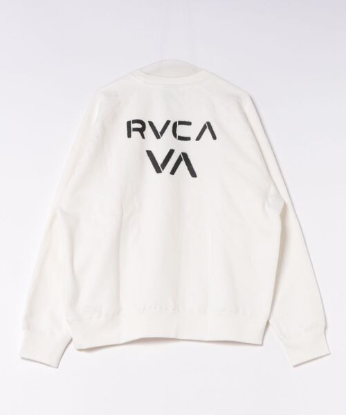 RVCA(ルーカ)の「RVCA メンズ STENCIL RVCA CR トレーナー 【2026年秋冬モデル】(スウェット・メンズ・ヘザーグレー/ブラック/ブルー系その他/オフホワイト・SMALL/LARGE/MEDIUM/X-LARGE)」の5枚目の写真