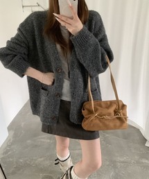 リラックスVネックニットカーディガン