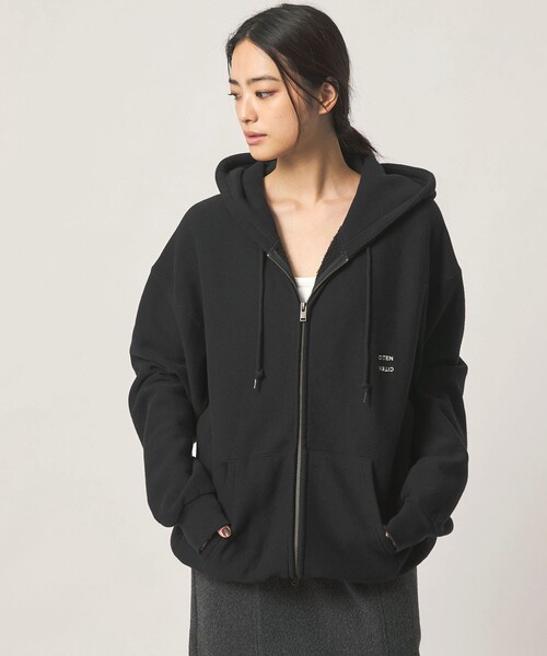 CITEN(シテン)の「<CITEN>ジップアップスウェットパーカーSC(パーカー・メンズ・ブラック/レッド・L/M)」の5枚目の写真