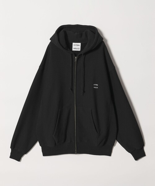 CITEN(シテン)の「<CITEN>ジップアップスウェットパーカーSC(パーカー・メンズ・ブラック/レッド・L/M)」の7枚目の写真