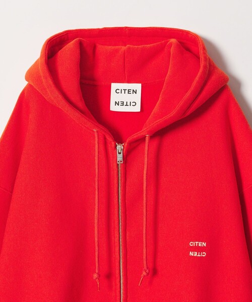CITEN(シテン)の「<CITEN>ジップアップスウェットパーカーSC(パーカー・メンズ・ブラック/レッド・L/M)」の17枚目の写真