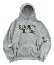 【USED】Y2K Champion "NEWBURY COLLEGE" リバースウィーブ フーディー