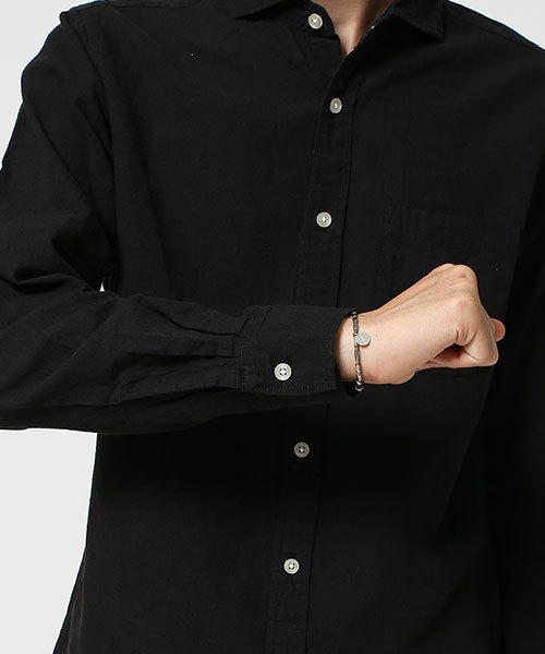 NANO universe(ナノユニバース)の「C/Lカラーシャツ L/S(シャツ/ブラウス・メンズ・ベージュ/ネイビー/ホワイト/カーキ/ブラック・MEDIUM/LARGE/SMALL)」の22枚目の写真