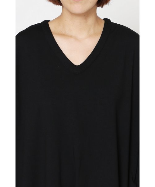 JOURNAL STANDARD LUXE(ジャーナルスタンダード ラックス)の「ストレッチポンチ Vネックワンピース_#(ワンピース・レディース・グレー/ブラック/カーキ・FREE)」の11枚目の写真