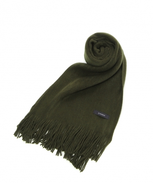 RAGEBLUE（レイジブルー）の「ラッセルマフラー/734331（マフラー・メンズ・グレー/ネイビー/キャメル/ワインレッド/オリーブ/ブラック・FREE）」の4枚目の写真