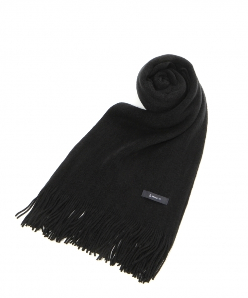 RAGEBLUE（レイジブルー）の「ラッセルマフラー/734331（マフラー・メンズ・グレー/ネイビー/キャメル/ワインレッド/オリーブ/ブラック・FREE）」の2枚目の写真