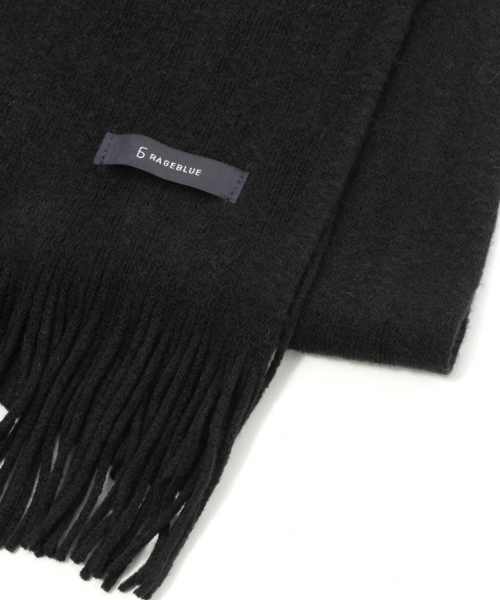 RAGEBLUE（レイジブルー）の「ラッセルマフラー/734331（マフラー・メンズ・グレー/ネイビー/キャメル/ワインレッド/オリーブ/ブラック・FREE）」の8枚目の写真