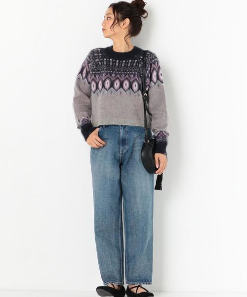 Another Edition(アナザーエディション)の「ノルディック柄ニットトップス/AEBFC ノルディック JQ KNIT PO◆(ニット/セーター・レディース・ライトグレー/ナチュラル・FREE)」の12枚目の写真