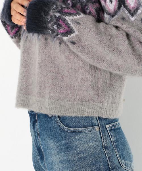Another Edition(アナザーエディション)の「ノルディック柄ニットトップス/AEBFC ノルディック JQ KNIT PO◆(ニット/セーター・レディース・ライトグレー/ナチュラル・FREE)」の5枚目の写真