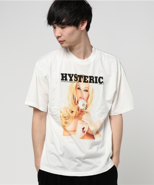 HYSTERIC GLAMOUR（ヒステリックグラマー）の「JUNE 2014 COVER プリント Tシャツ（Tシャツ/カットソー・メンズ・ホワイト/ブラック/ピンク・X-SMALL/SMALL/MEDIUM/LARGE）」の15枚目の写真