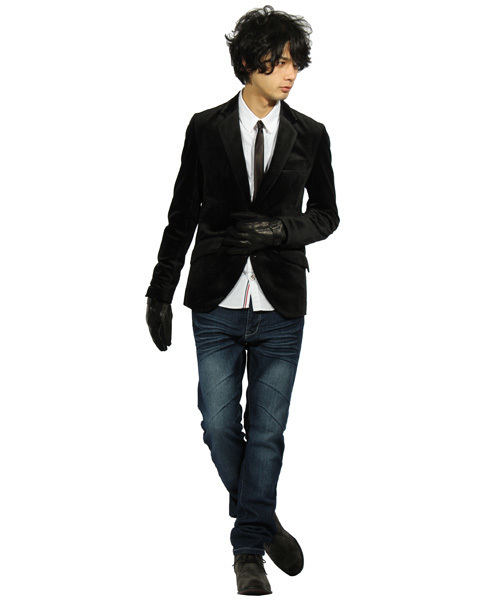 ８(eight)（エイト）の「シープスキン レザー グローブ（手袋・メンズ・ブラック/ブラウン・FREE）」の3枚目の写真