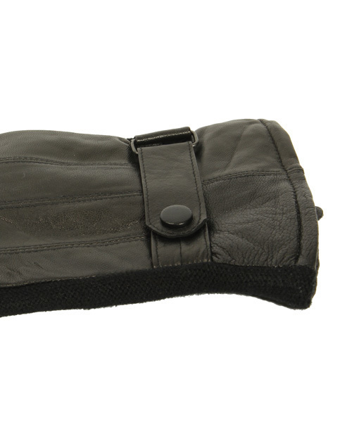 ８(eight)（エイト）の「シープスキン レザー グローブ（手袋・メンズ・ブラック/ブラウン・FREE）」の8枚目の写真