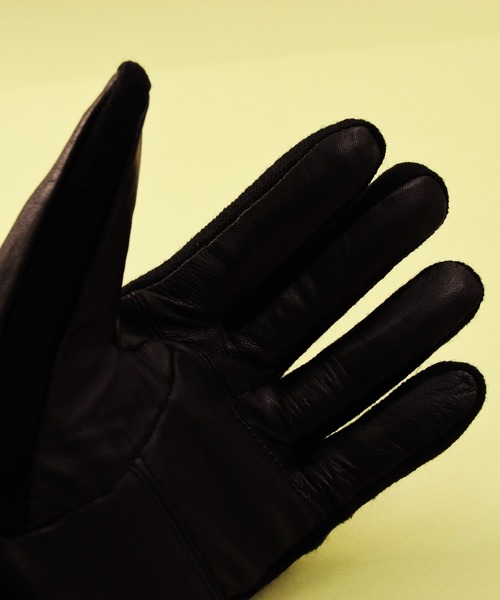 ８(eight)（エイト）の「シープスキン レザー グローブ（手袋・メンズ・ブラック/ブラウン・FREE）」の20枚目の写真