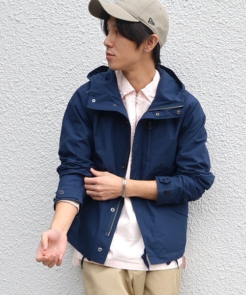 SHIPS JET BLUE（シップスジェットブルー）の「《2017SS先行予約》 SHIPS JET BLUE: ミリタリーフードショートブルゾン■（ブルゾン・メンズ・ネイビー/オリーブ・MEDIUM/LARGE/SMALL/X-LARGE）」の5枚目の写真