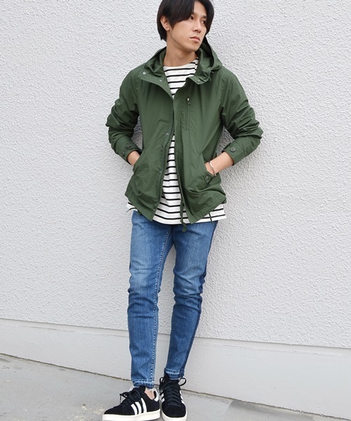 SHIPS JET BLUE（シップスジェットブルー）の「《2017SS先行予約》 SHIPS JET BLUE: ミリタリーフードショートブルゾン■（ブルゾン・メンズ・ネイビー/オリーブ・MEDIUM/LARGE/SMALL/X-LARGE）」の14枚目の写真