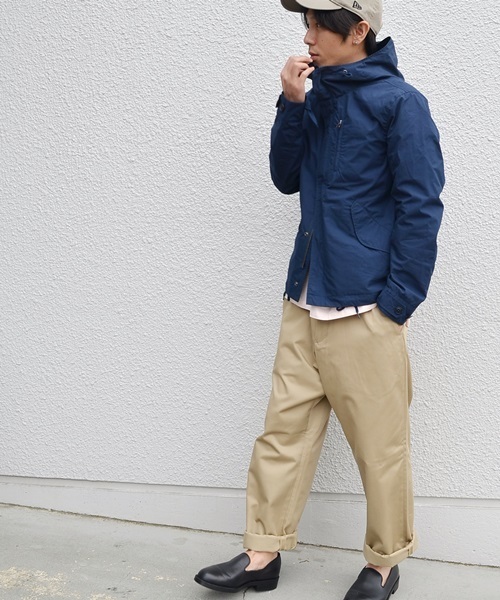SHIPS JET BLUE（シップスジェットブルー）の「《2017SS先行予約》 SHIPS JET BLUE: ミリタリーフードショートブルゾン■（ブルゾン・メンズ・ネイビー/オリーブ・MEDIUM/LARGE/SMALL/X-LARGE）」の15枚目の写真