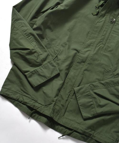 SHIPS JET BLUE（シップスジェットブルー）の「《2017SS先行予約》 SHIPS JET BLUE: ミリタリーフードショートブルゾン■（ブルゾン・メンズ・ネイビー/オリーブ・MEDIUM/LARGE/SMALL/X-LARGE）」の18枚目の写真