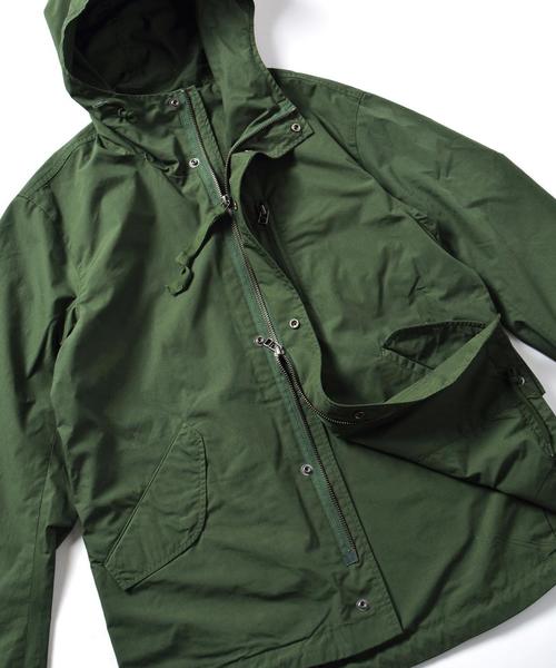 SHIPS JET BLUE（シップスジェットブルー）の「《2017SS先行予約》 SHIPS JET BLUE: ミリタリーフードショートブルゾン■（ブルゾン・メンズ・ネイビー/オリーブ・MEDIUM/LARGE/SMALL/X-LARGE）」の9枚目の写真