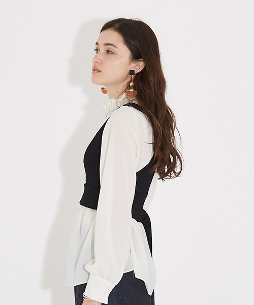 UNITED TOKYO(ユナイテッドトウキョウ)の「ニットブラTOP(ニット/セーター・レディース・ブラック/ブラウン/アイボリー・1)」の13枚目の写真