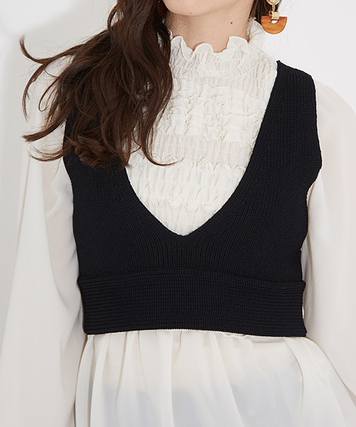 UNITED TOKYO(ユナイテッドトウキョウ)の「ニットブラTOP(ニット/セーター・レディース・ブラック/ブラウン/アイボリー・1)」の20枚目の写真