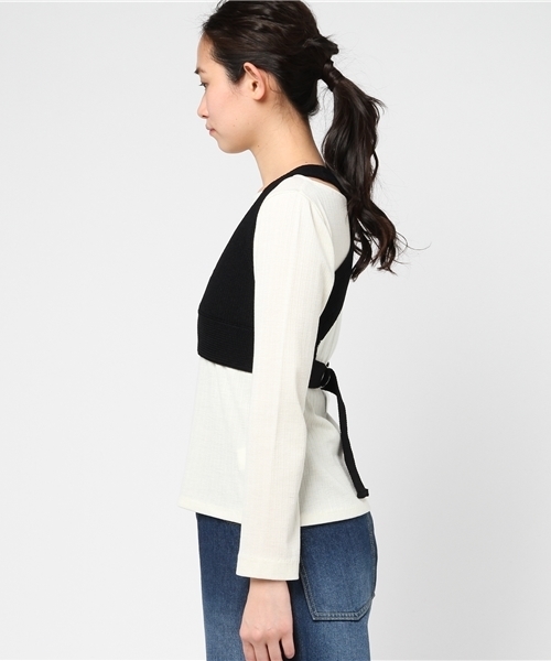 UNITED TOKYO(ユナイテッドトウキョウ)の「ニットブラTOP(ニット/セーター・レディース・ブラック/ブラウン/アイボリー・1)」の5枚目の写真