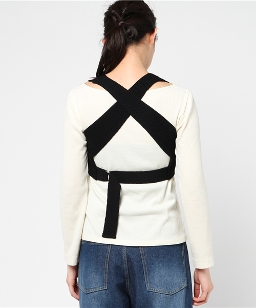 UNITED TOKYO(ユナイテッドトウキョウ)の「ニットブラTOP(ニット/セーター・レディース・ブラック/ブラウン/アイボリー・1)」の6枚目の写真