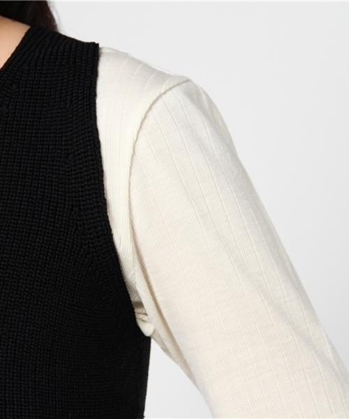 UNITED TOKYO(ユナイテッドトウキョウ)の「ニットブラTOP(ニット/セーター・レディース・ブラック/ブラウン/アイボリー・1)」の9枚目の写真