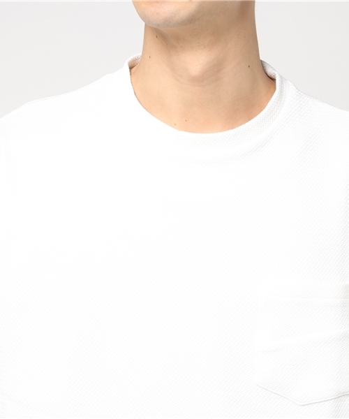 VENCEEXCHANGE(ヴァンスエクスチェンジ)の「ふくれジャガードBIGTシャツ(Tシャツ/カットソー・メンズ・オフホワイト/ブラック・MEDIUM/LARGE)」の5枚目の写真