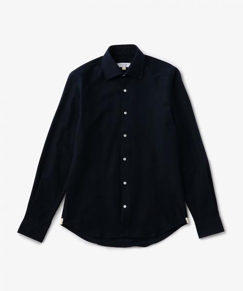 UNITED ARROWS（ユナイテッドアローズ）の「＜MEHM+(メム)＞ JERSEY SHIRT ◆（シャツ/ブラウス・メンズ・ホワイト/ネイビー/オフホワイト・MEDIUM/SMALL）」の3枚目の写真