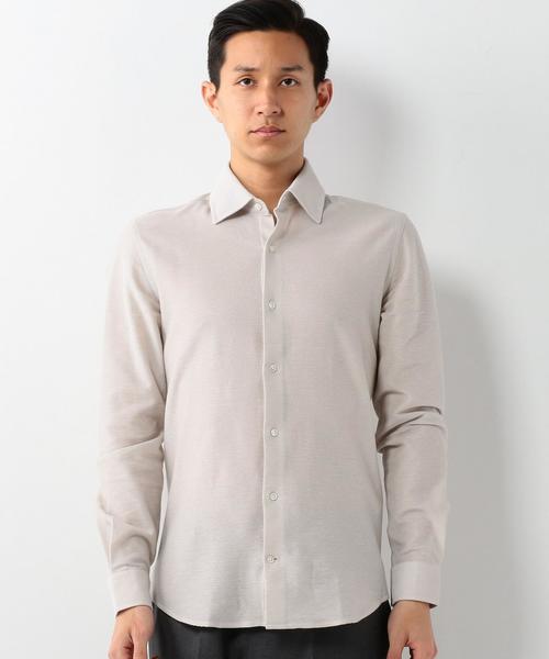 UNITED ARROWS（ユナイテッドアローズ）の「＜MEHM+(メム)＞ JERSEY SHIRT ◆（シャツ/ブラウス・メンズ・ホワイト/ネイビー/オフホワイト・MEDIUM/SMALL）」の5枚目の写真