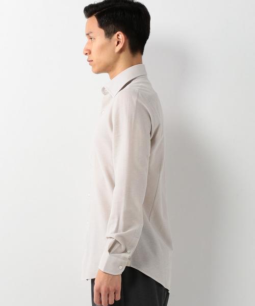 UNITED ARROWS（ユナイテッドアローズ）の「＜MEHM+(メム)＞ JERSEY SHIRT ◆（シャツ/ブラウス・メンズ・ホワイト/ネイビー/オフホワイト・MEDIUM/SMALL）」の6枚目の写真