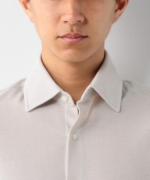 UNITED ARROWS（ユナイテッドアローズ）の「＜MEHM+(メム)＞ JERSEY SHIRT ◆（シャツ/ブラウス・メンズ・ホワイト/ネイビー/オフホワイト・MEDIUM/SMALL）」の8枚目の写真