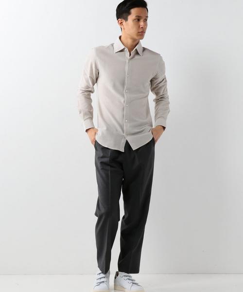 UNITED ARROWS（ユナイテッドアローズ）の「＜MEHM+(メム)＞ JERSEY SHIRT ◆（シャツ/ブラウス・メンズ・ホワイト/ネイビー/オフホワイト・MEDIUM/SMALL）」の16枚目の写真