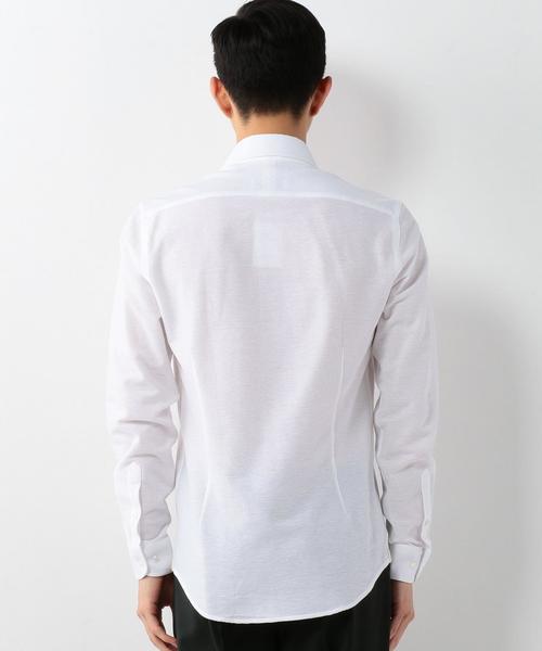 UNITED ARROWS（ユナイテッドアローズ）の「＜MEHM+(メム)＞ JERSEY SHIRT ◆（シャツ/ブラウス・メンズ・ホワイト/ネイビー/オフホワイト・MEDIUM/SMALL）」の17枚目の写真