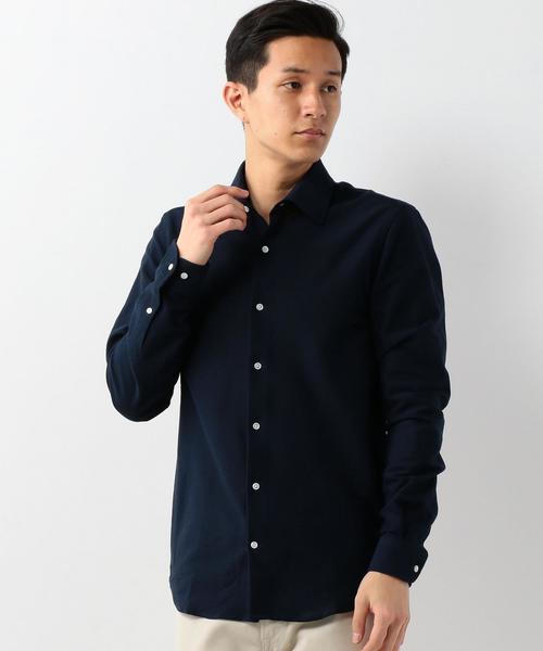 UNITED ARROWS（ユナイテッドアローズ）の「＜MEHM+(メム)＞ JERSEY SHIRT ◆（シャツ/ブラウス・メンズ・ホワイト/ネイビー/オフホワイト・MEDIUM/SMALL）」の12枚目の写真
