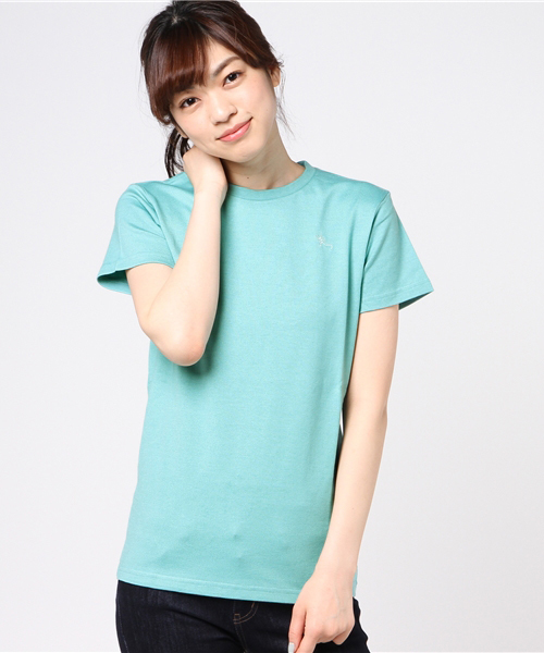 THE NORTH FACE(ザノースフェイス)の「ザ・ノース・フェイス ウィメンズカットソー/ ショートスリーブモンキーマジックティー(Tシャツ/カットソー・レディース・エメラルド/ホワイト/コバルトブルー/ネイビー/グレー・X-LARGE/SMALL/LARGE/MEDIUM)」の3枚目の写真