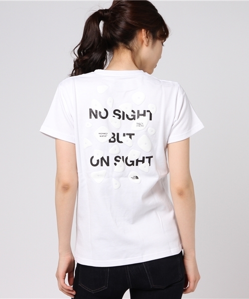 THE NORTH FACE(ザノースフェイス)の「ザ・ノース・フェイス ウィメンズカットソー/ ショートスリーブモンキーマジックティー(Tシャツ/カットソー・レディース・エメラルド/ホワイト/コバルトブルー/ネイビー/グレー・X-LARGE/SMALL/LARGE/MEDIUM)」の8枚目の写真