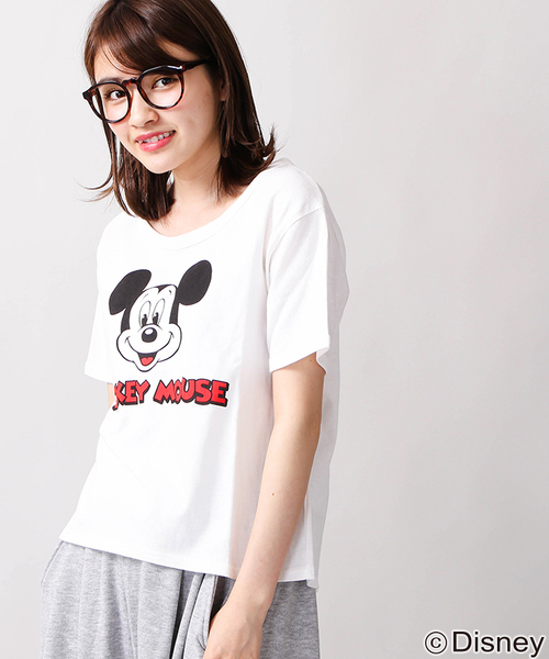 Disney ディズニー のファッション セール Tシャツ カットソー トップス Disney ディズニー のtシャツ カットソー Wego ミッキーマウス 別注tシャツ Mc17sm07 L001 をセール価格で購入できます Wego Wego ミッキーマウス 別注tシャツ Tシャツ