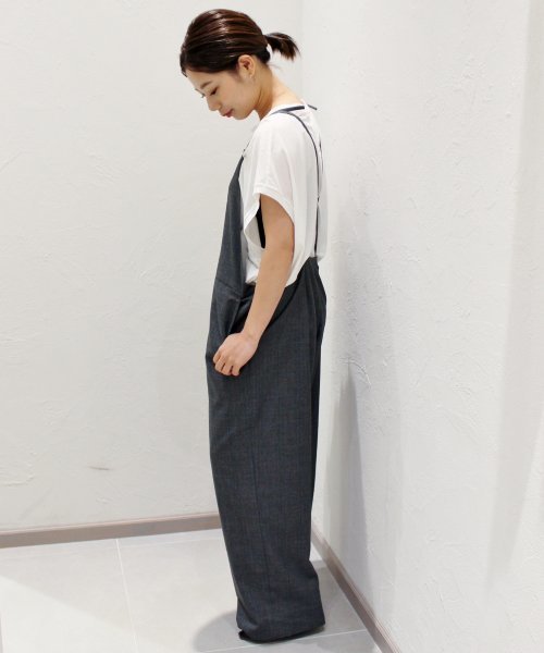 plage（プラージュ）の「グレンチェック オーバーオール◇（サロペット