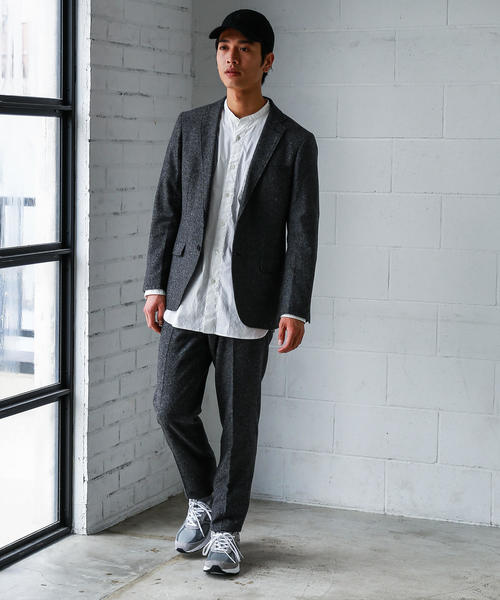 green label relaxing(グリーンレーベルリラクシング)の「NM ストレッチホームスパン ノープリーツ パンツ ◆(その他パンツ・メンズ・グレー/ダークブラウン/ネイビー・XX-LARGE/X-LARGE/LARGE/MEDIUM/X-SMALL/SMALL)」の12枚目の写真