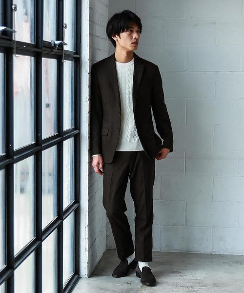 green label relaxing(グリーンレーベルリラクシング)の「NM ストレッチホームスパン ノープリーツ パンツ ◆(その他パンツ・メンズ・グレー/ダークブラウン/ネイビー・XX-LARGE/X-LARGE/LARGE/MEDIUM/X-SMALL/SMALL)」の13枚目の写真